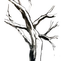 Tree, chinese ink
